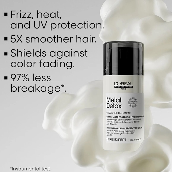 L'Oréal Professionnel
Metal Detox Anti-Breakage Leave-In Styling Cream - Picture 2 of 3